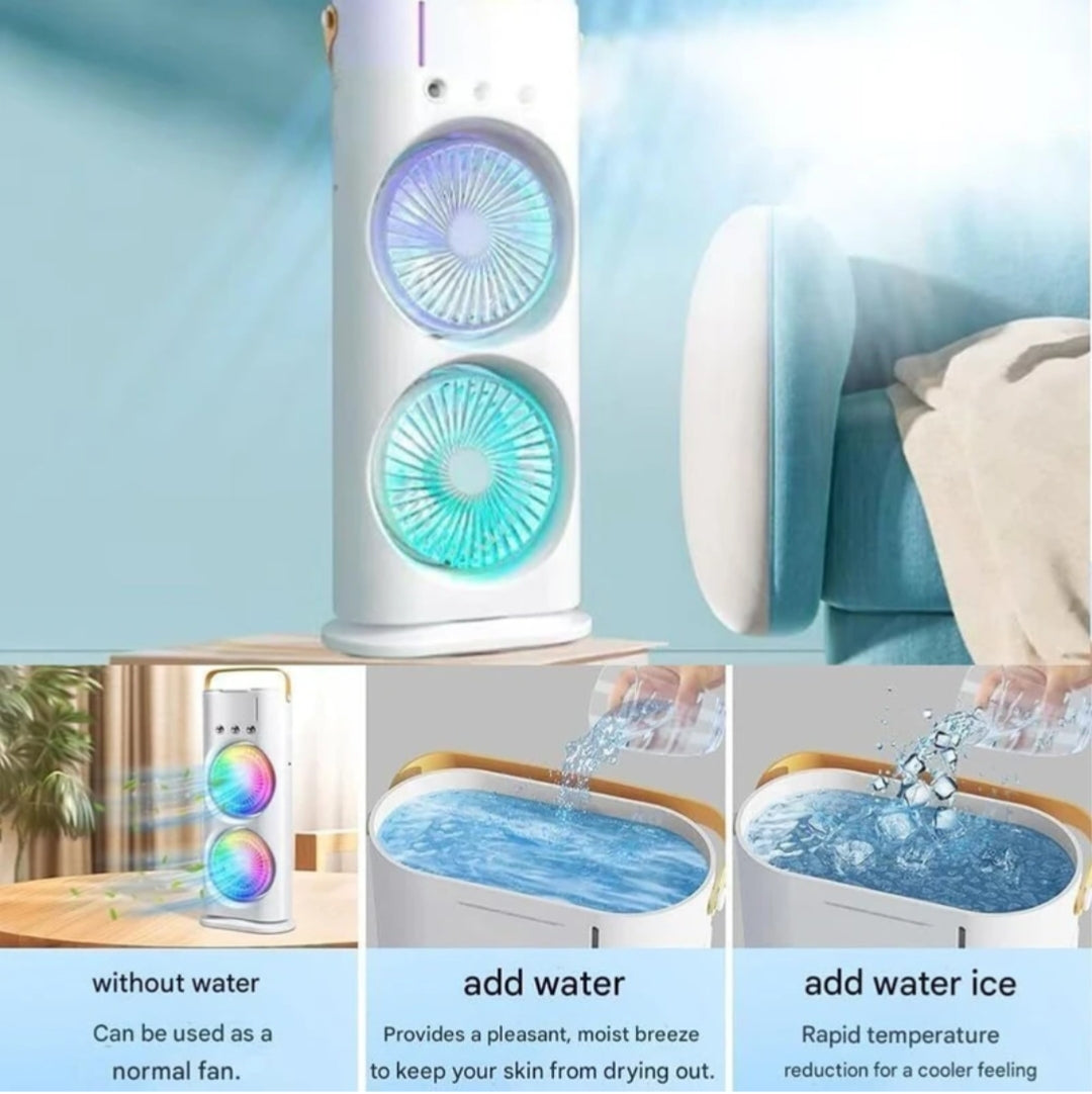 Double Ended Spray Fan Desk Fan with Mist Office and home zsx18 Double Ended Spray Fan Desk Fan with Mist Office and home DCF16 USB Fan